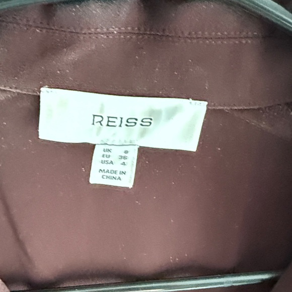 Reiss Dark Brown Belted Jumpsuit - Picture 2 of 5